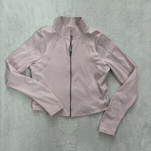 Gilly Hicks Recharge Blush Pink Full Zip Athleisure Jacket